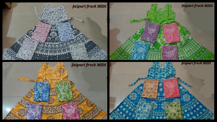 महिलाओं के लिए लॉन्ग मिडी ड्रेस जयपुरी एनिमल प्रिंट कॉटन मैक्सी ड्रेस (मल्टीकलर, XXL तक, फ़्री साइज़) MAHILAON KE LIYE LONG MIDI DRESS JAIPURI ANIMAL PRINT COTTON MAXI DRESS ( MULTI COLOR, XXL, FREE SIZE&nbsp;)